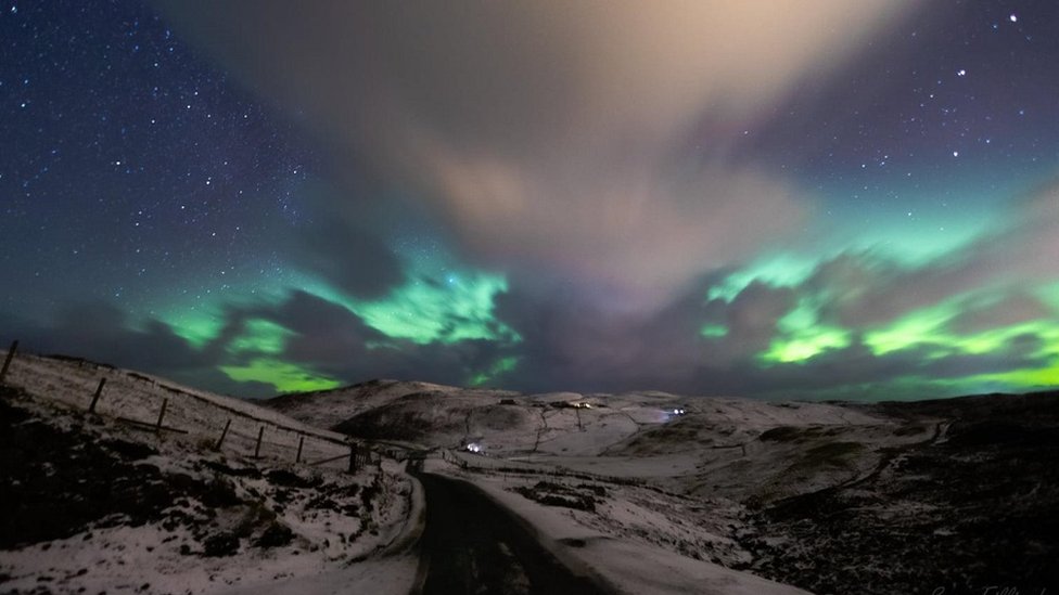 U fotografijama: Zadivljujući ples Aurore Borealis iznad Škotske 10 Aurora, Brae in Shetland