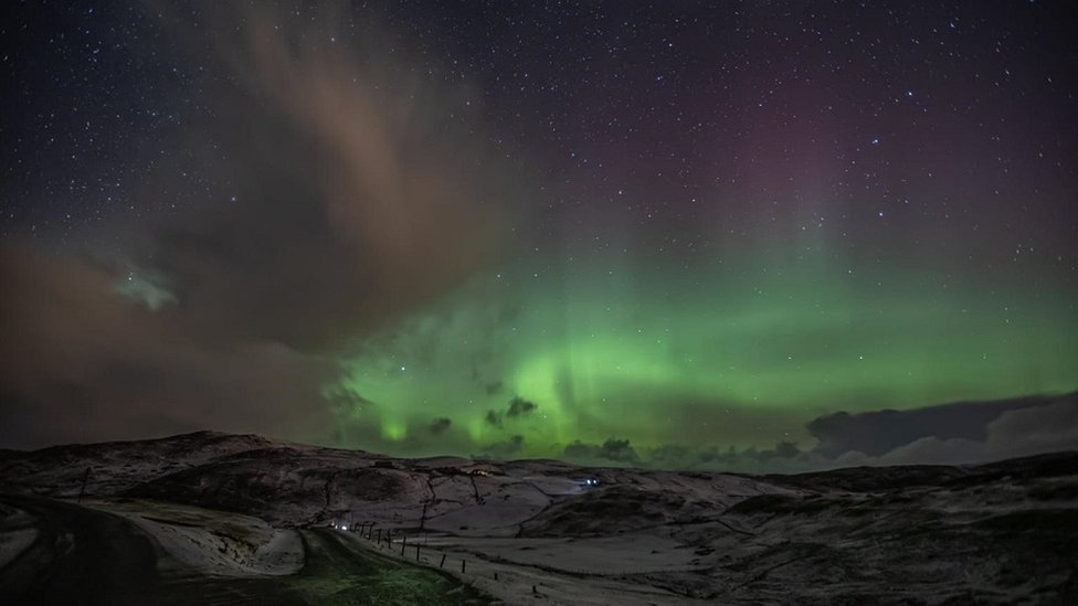 U fotografijama: Zadivljujući ples Aurore Borealis iznad Škotske 2 Aurora, Brae in Shetland