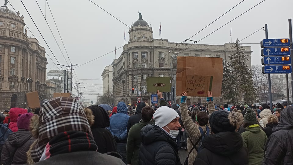 Inicijativa: Komandir Žandarmerije učesnike protesta "Za bezopasan vazduh" nazvao zlobnim ološima 1