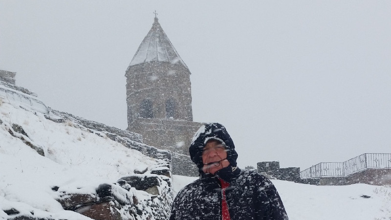 Gruzija/Kavkaz: Manastir na Kazbeku 1