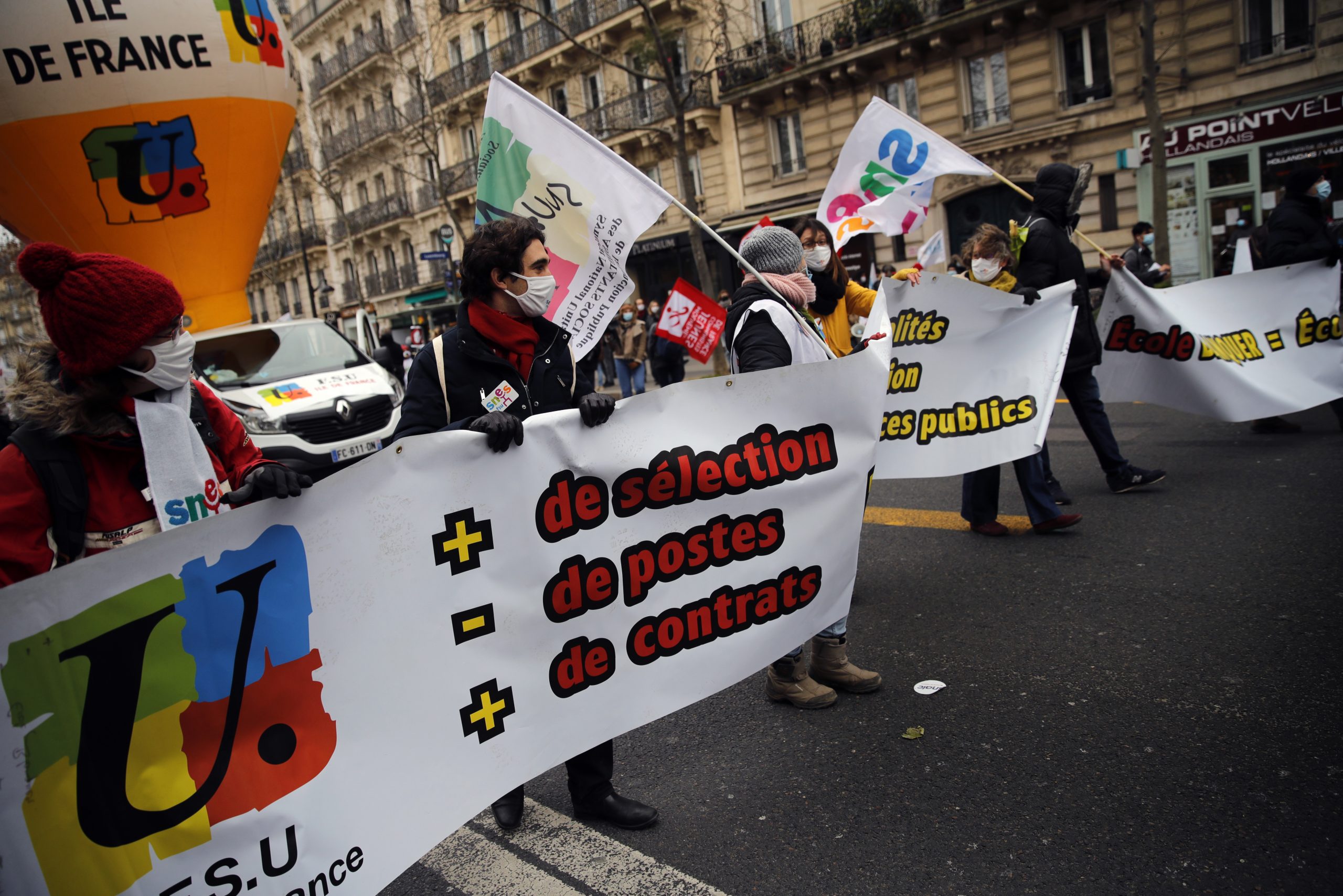 U Francuskoj štrajk i protesti prosvetnih radnika 1