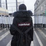 Nekoliko građana demonstriralo u znak podrške Navaljnom u Beogradu 1
