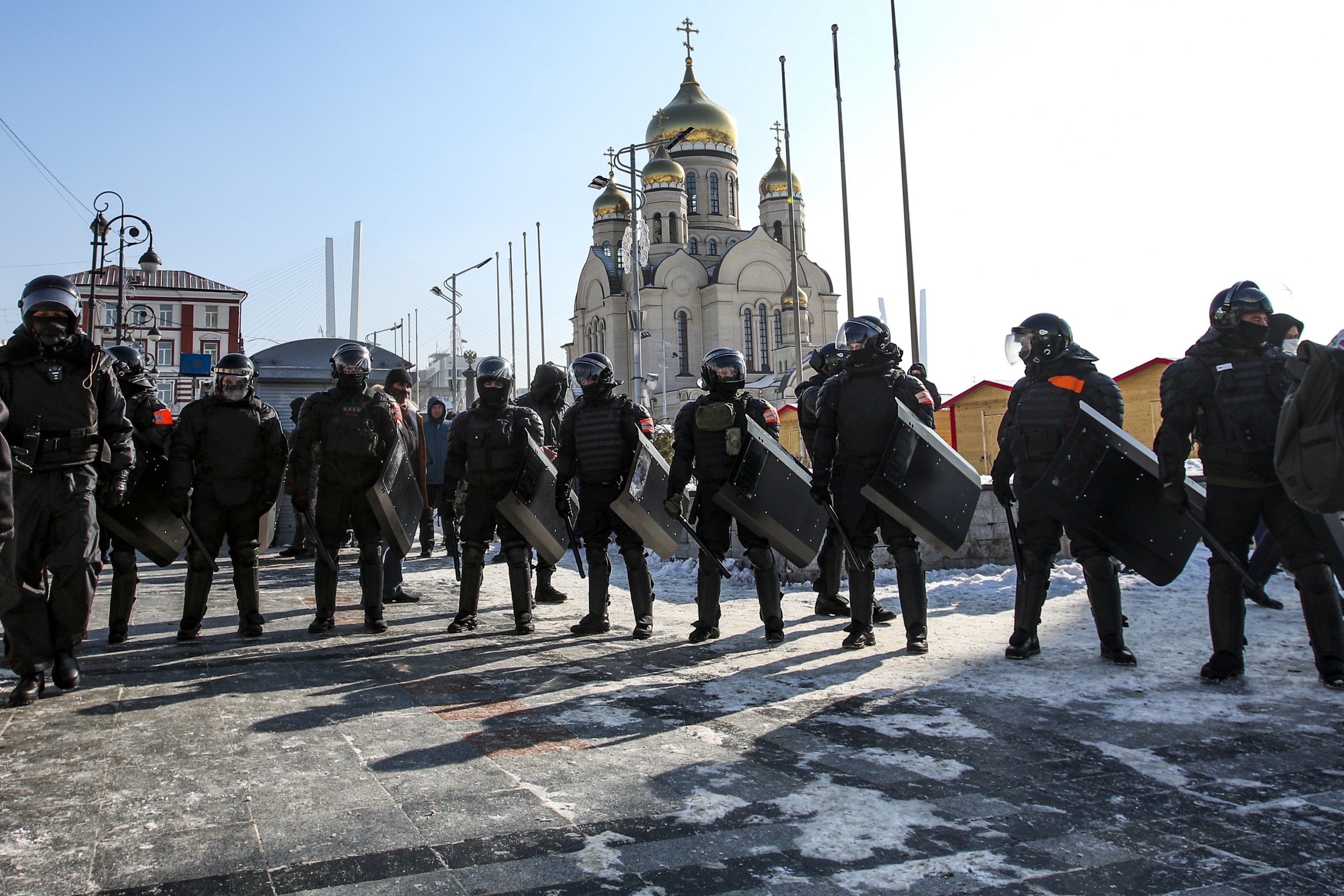 Rusija: Skupovi podrške Navaljnom, uhapšeno više od 5.100 demonstranata (FOTO) 10