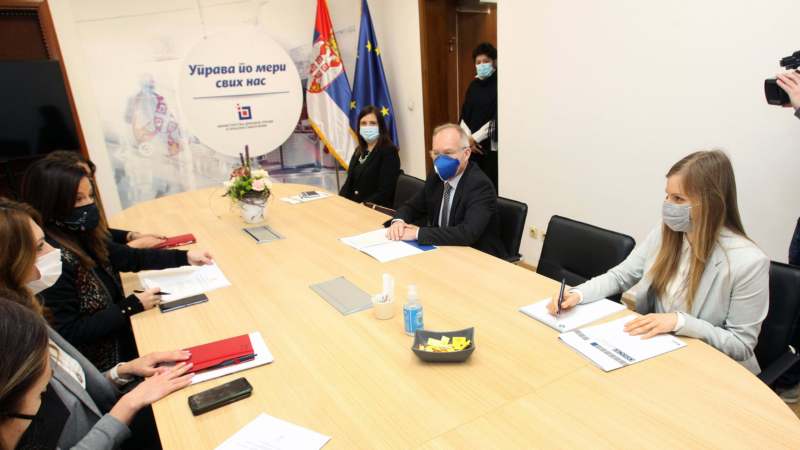 Obradović i novi šef Misije OEBS-a u Srbiji razgovarali o novim zajedničkim projektima 1