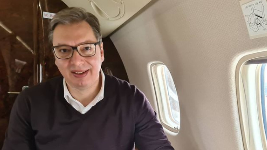 Vučić otputovao za Pariz na razgovore sa francuskim predsednikom 1