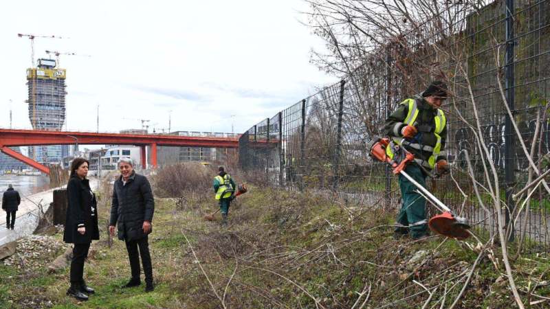 Počelo čišćenje Savskog šetališta 1