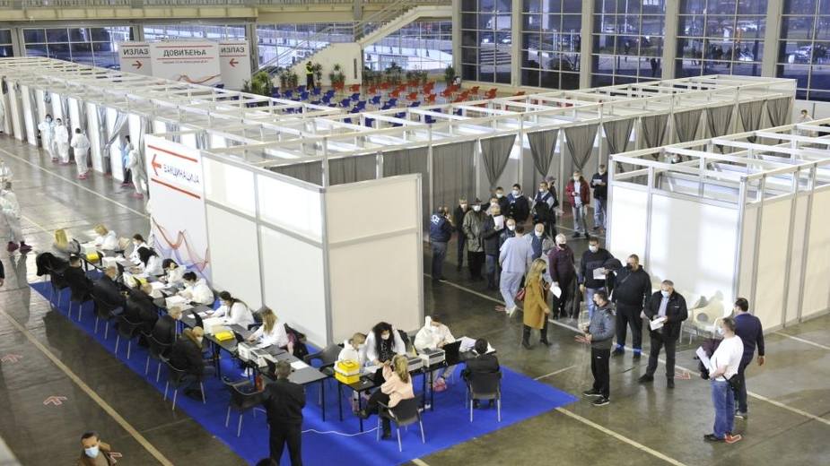 Počeo sa radom novi punkt za vakcinaciju na Beogradskom sajmu 1