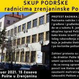 Novi protest radnika pošte u Zrenjaninu 10