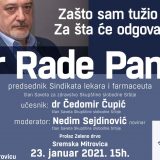 Dr Rade Panić o Vučiću i Konu na tribini 23. januara 12
