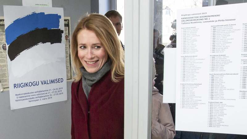 Estonija dobija prvu premijerku posle dogovora dve najveće stranke 1