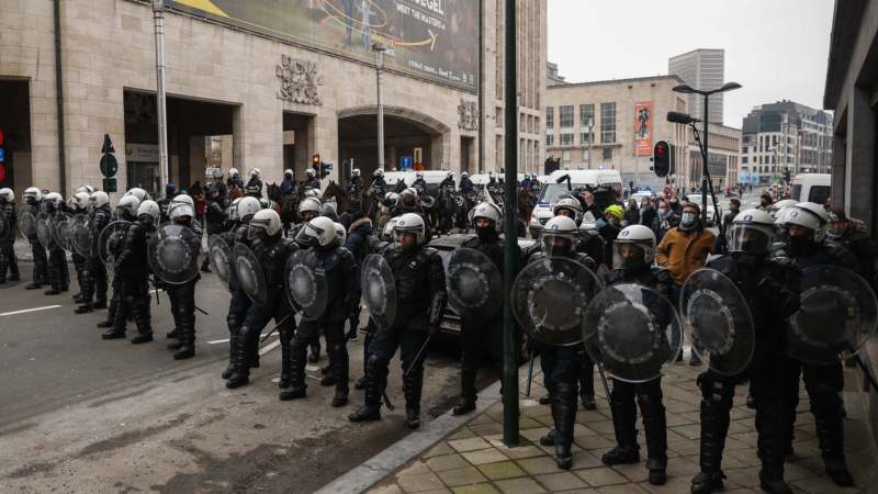 Briselska policija uhapsila 300 demonstranata protiv oštrih mera 1