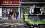 Holandija protesti, neredi, korona virus,Riots in Rotterdam Višednevni neredi u Holandiji usled frustracija i tenzija zbog virusa korona (FOTO) 7