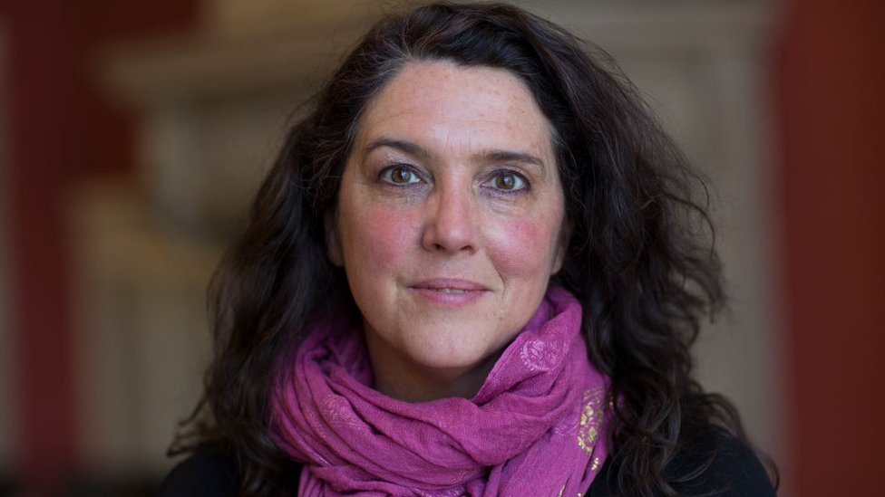 Close up of Bettany Hughes