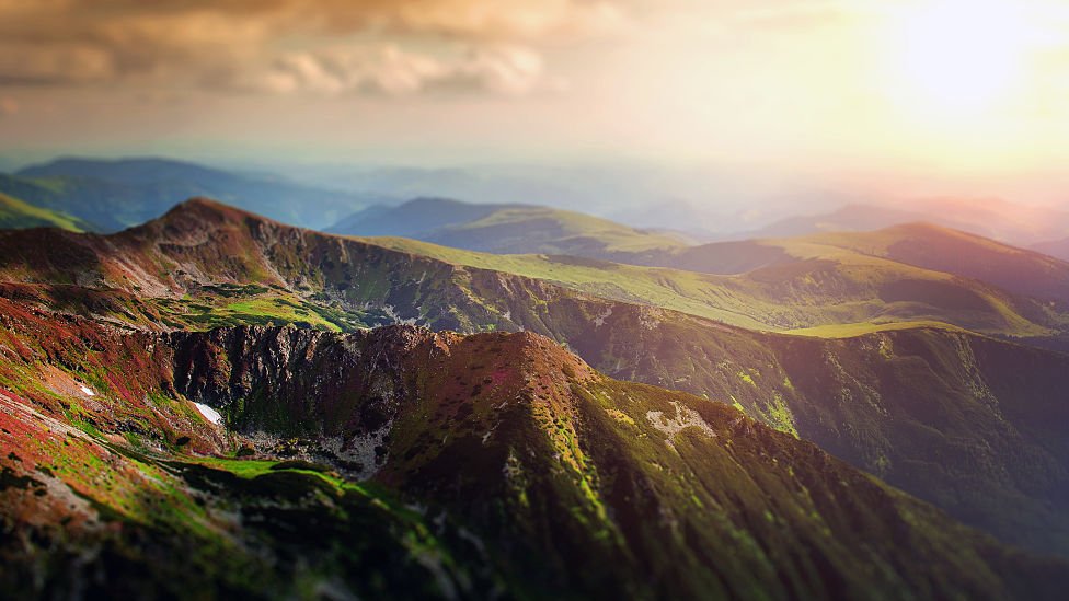 Mountains in Maramures County, Romania