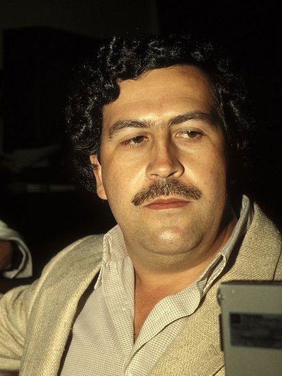 A picture of Pablo Escobar in the 1980s