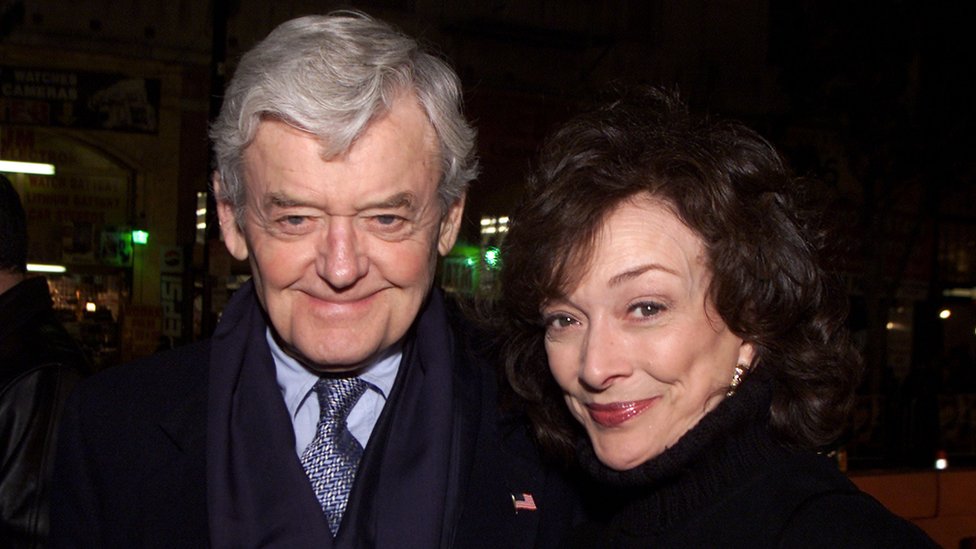 Hal Holbrook and his wife Dixie Carter