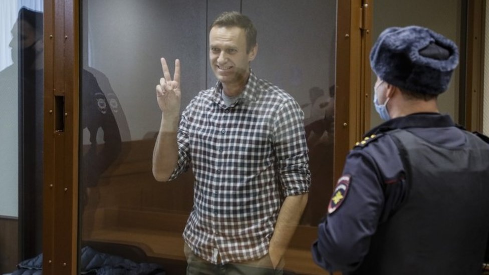 Russia's Alexei Navalny appears in court in Moscow, Russia