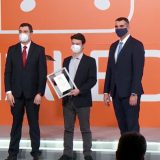 Priznanje NALED uredniku ekonomije u Danasu Aleksandru Miloševiću 6