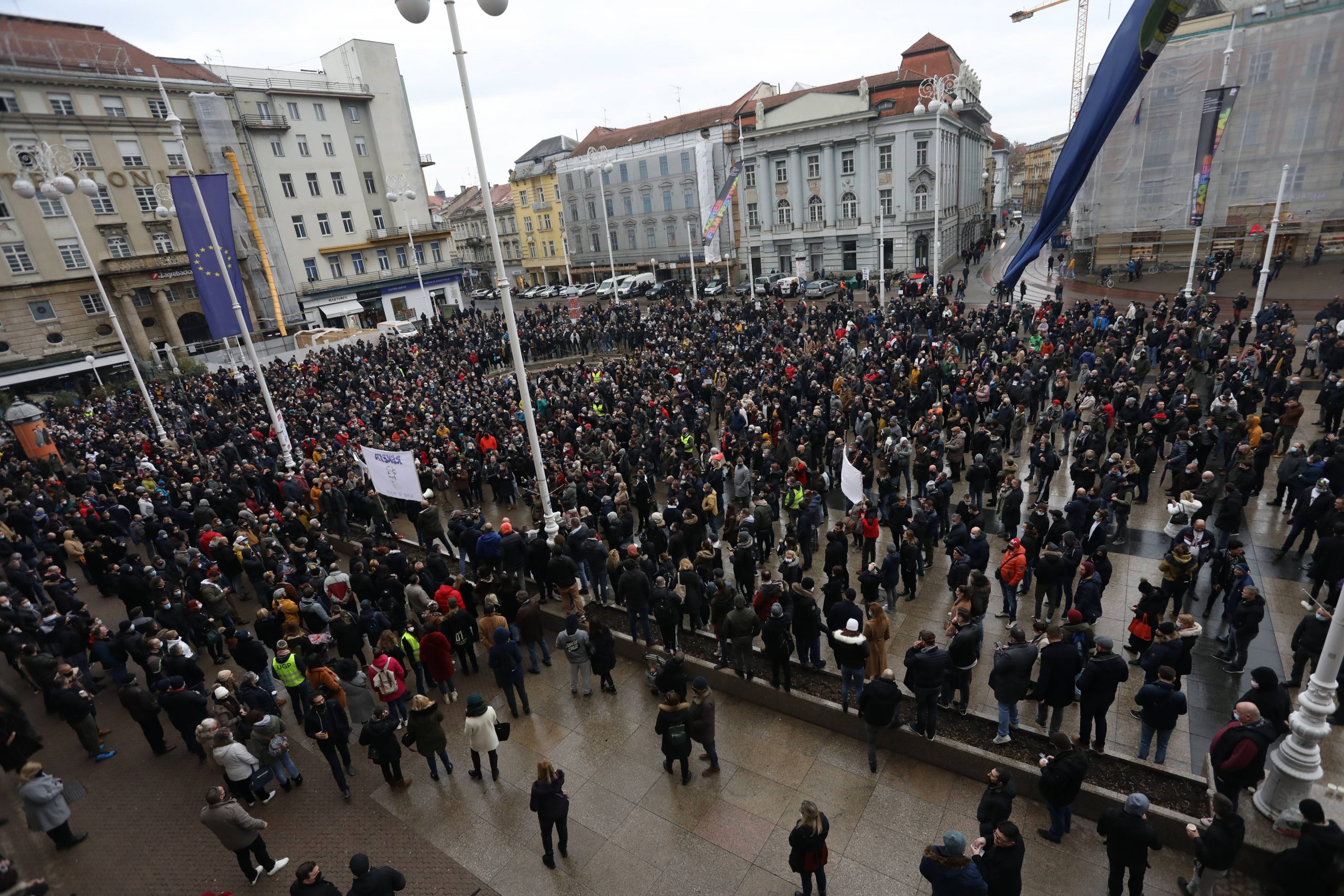 Hrvatski preduzetnici protestovali zbog nejednakih ekonomskih mera 1