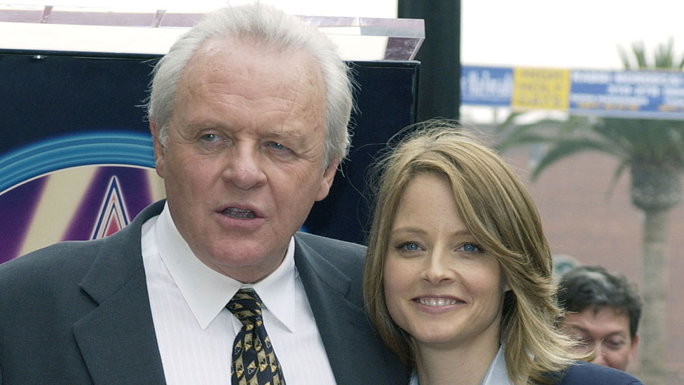 Jodie Foster with Sir Anthony Hopkins