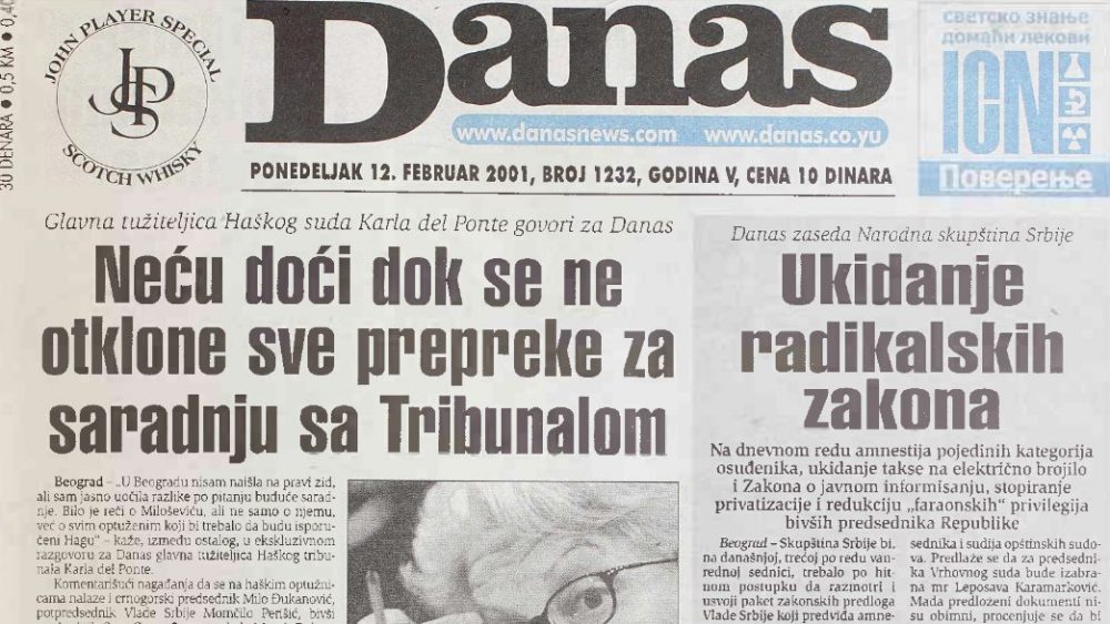 Kako je 2001. ukinut "radikalski" Zakon o javnom informisanju 1
