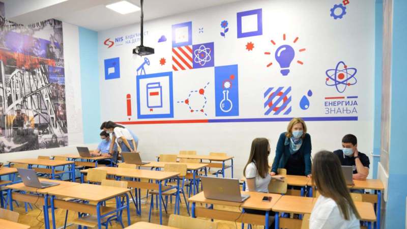 Uz podršku NIS-a otvoren kabinet za ruski jezik u Šabačkoj gimnaziji 1