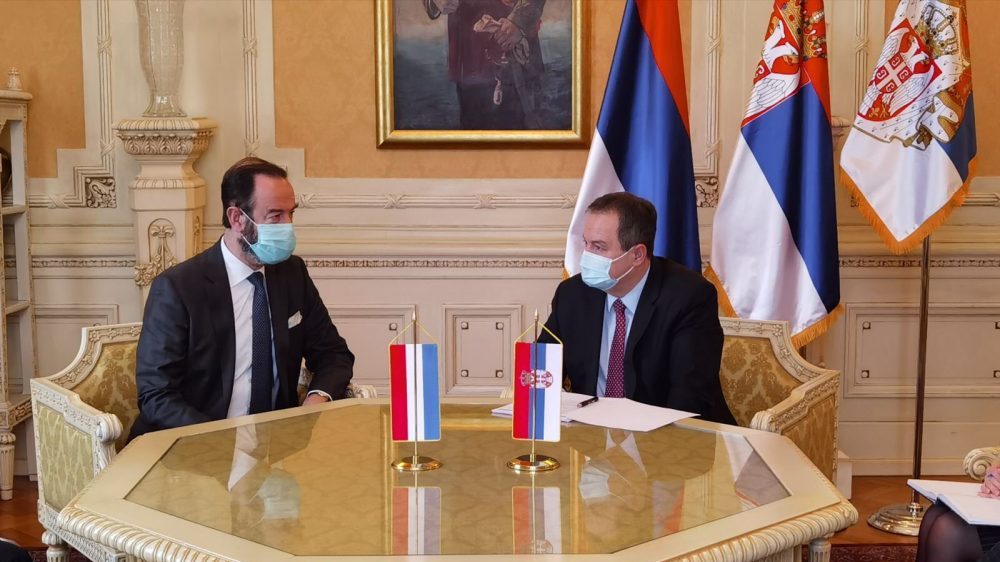 Ivica Dačić primio u oproštajnu posetu ambasadora Holandije u Srbiji 1