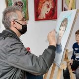 Održana likovna radionica „Umetnik i učenik – Korak po korak“ 13
