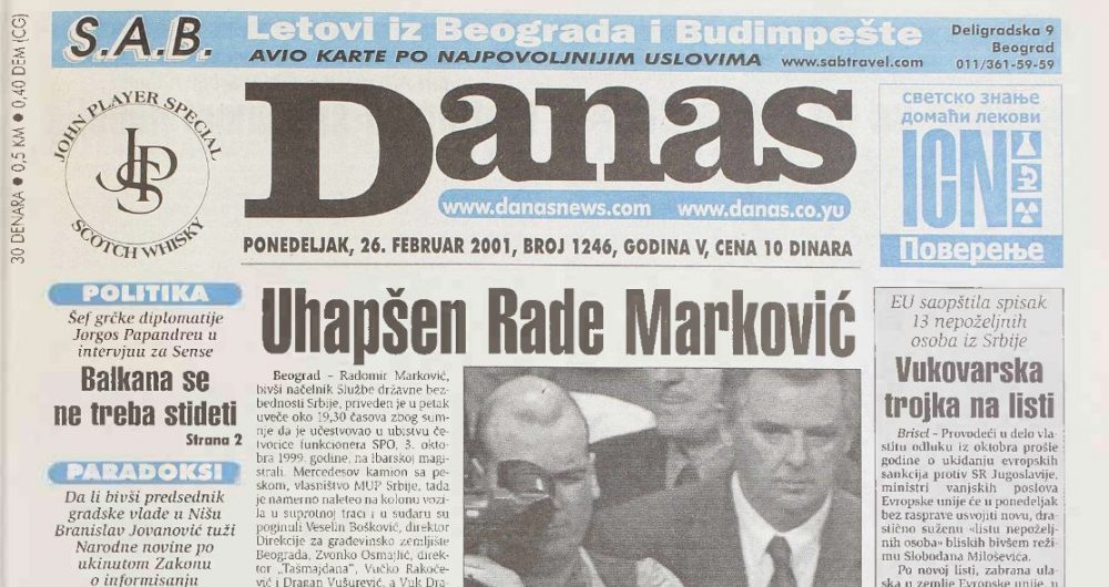 Nedelja kada su uhapšeni Rade Marković i „Gazda Jezda” 1