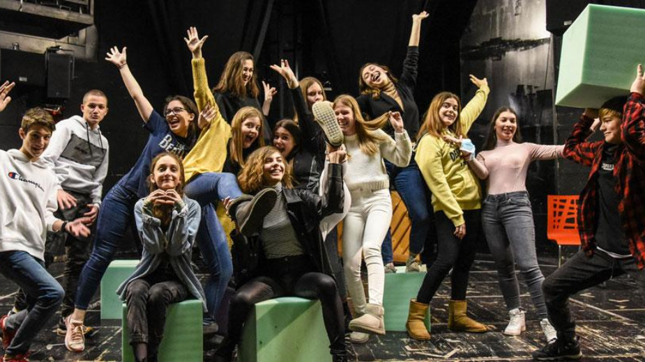 Predstava "Utopija" u Malom pozorištu "Duško Radović" 1