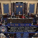 Senat SAD izglasao da je suđenje o opozivu Trampu u skladu sa Ustavom 10
