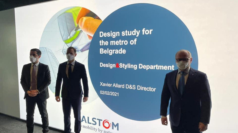 Partneri iz "Alstoma" predstavili dizajn vagona za beogradski metro, bilo reči i o kreditiranju 1