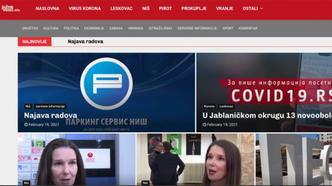 Lažni sajt "Južnih vesti" - još jedan način za obračunavanje sa profesionalnim medijima 1