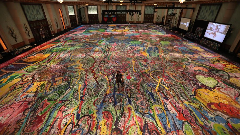 Najveće platno na svetu na aukciji, novac za siromašnu decu 1