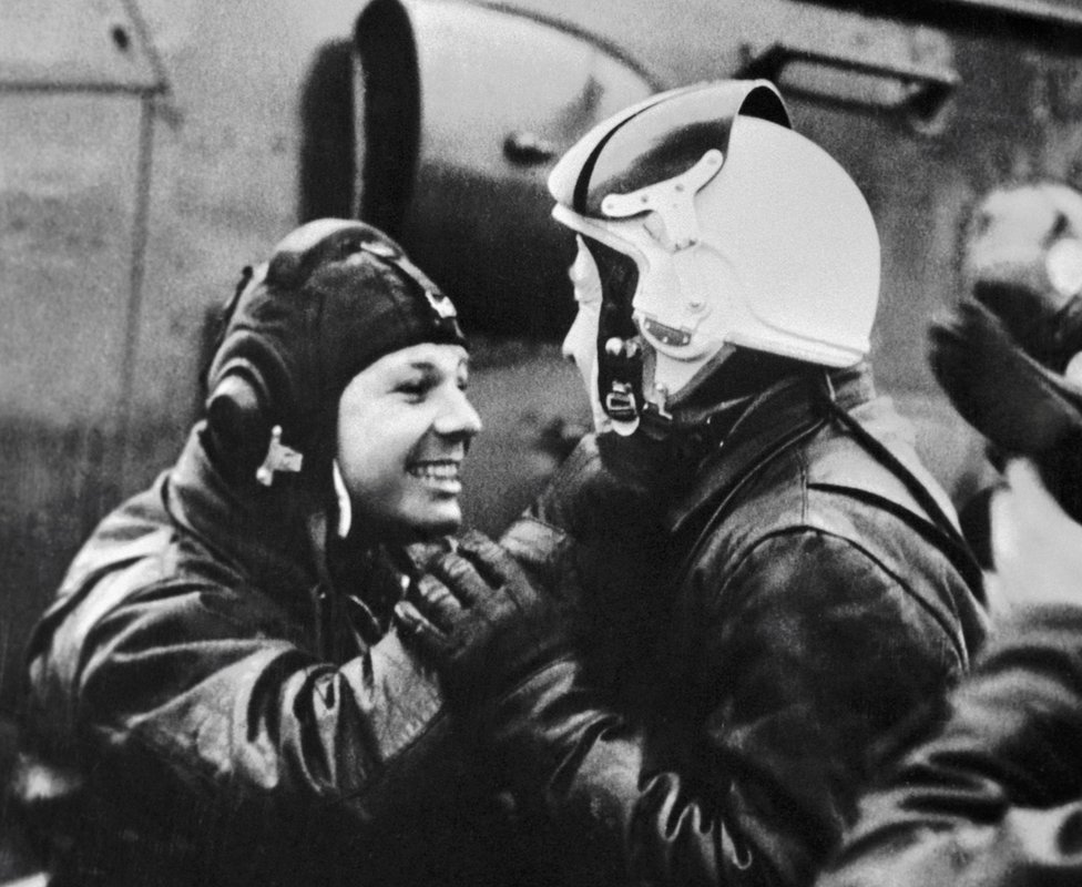 Gagarin and Leonov