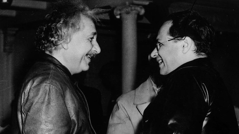 Albert Einstein and his son Hans Albert Einstein