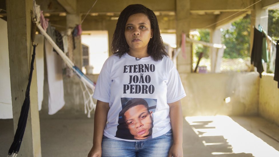 Mother and teacher, Rafaela Coutinho Matos' son João Pedro was killed by police at 14 years old