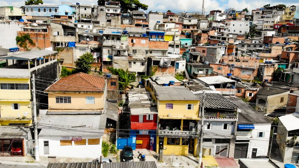 Unable to afford to live in the city's suburbs, many of Rio's poorer labourers live on the outskirts in the favelas