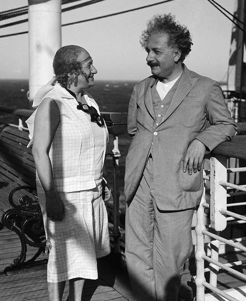 Elsa and Albert Einstein