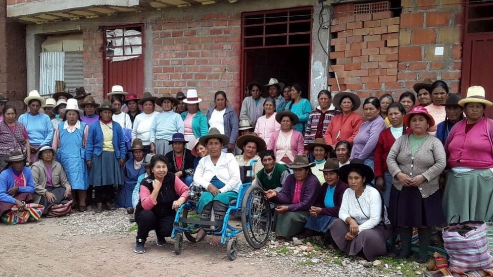 Victims of forced sterilisations in Anta, Cusco department