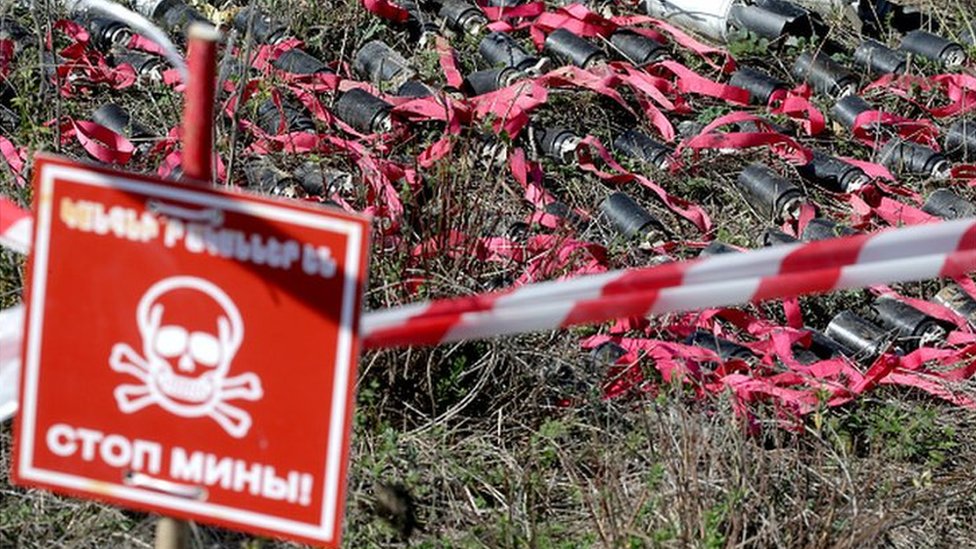 Rat oko Nagorno-Karabaha: Život pod budnim okom ruskih mirovnih snaga 5 Odna iz glavnыh opasnosteй - эto minы