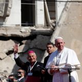 Papa Franja u istorijskoj poseti Iraku: Molitva usred ruševina crkava u severnom Iraku 3
