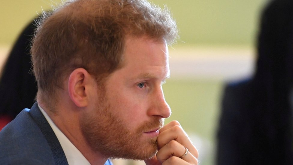 2019 file picture of Prince Harry, Duke of Sussex at Windsor Castle