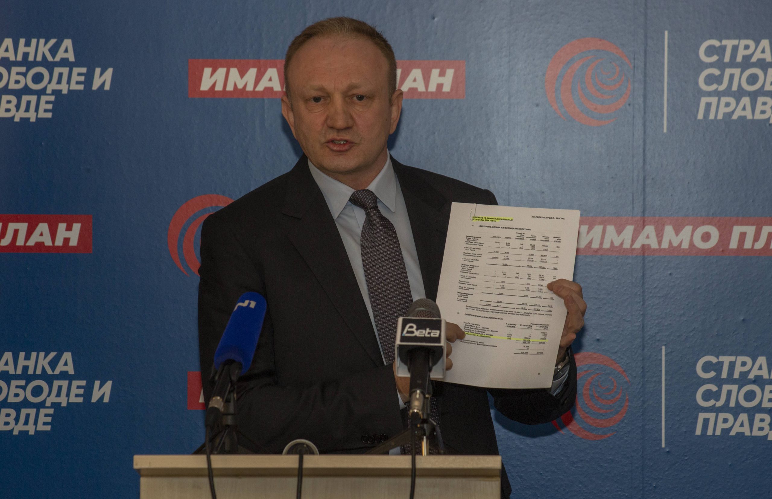 Đilas: Nemam račune van Srbije 1