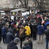 Protest protiv restriktivnih mera u Stokholmu 8