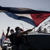 Na Kubi protest biciklima i automobilima protiv američkog embarga 15