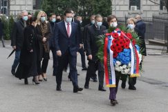 Polaganje venca Ispred zgrade Vlade gde je ubijen Zorana Đinđića, Ana Brnabić Obeležavanje godišnjice ubistva Zorana Đinđića 10