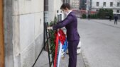 Polaganje venca Ispred zgrade Vlade gde je ubijen Zorana Đinđića, Ana Brnabić Obeležavanje godišnjice ubistva Zorana Đinđića 8