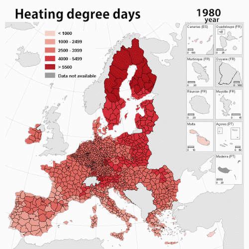 Grejanje zgrada u EU se smanjuje, potrebe za hlađenjem u porastu 2