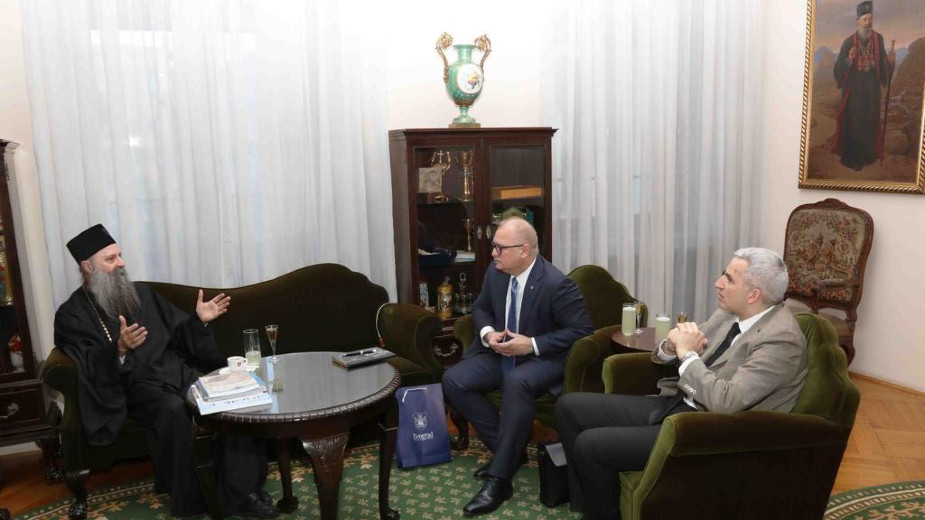 Patrijarh Porfirije primio u posetu zamenika gradonačelnika Beograda Gorana Vesića 1